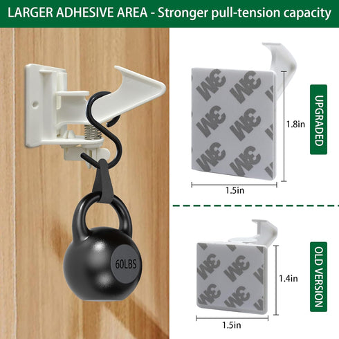 12 Pack Cabinet Locks Child Safety Latches - Vmaisi Baby Proofing Cabinets Drawer Lock with Adhesive Easy Installation - No Drilling or Extra Scre...