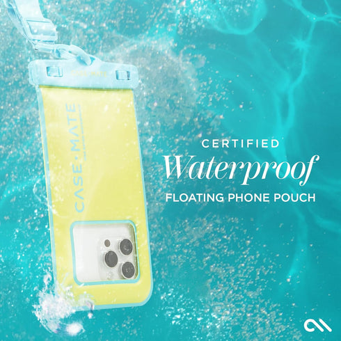 Case-Mate IP68 Waterproof Phone Pouch - Travel Beach Cruise Ship Essentials - Floating Waterproof Phone Case with Crossbody Lanyard for iPhone 15 ...