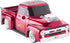 QFX Bluetooth 1956 Pickup Truck Replica Speaker, 3-inch Speakers, Hands Free Link, Built-in Microphone, FM Radio and LED Party Lights, Red - BT-19...