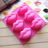 2 Pack Hot Lips Soap Molds, 3D Sexy Red Lips Kisses Collection Silicone Molds Chocolate Candy Bath Bomb Lotion Bar Mould Ice Cube Tray Cupcake Cak...