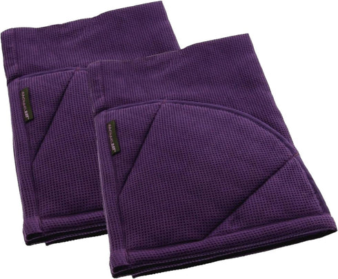 Rachael Ray Moppine Towel, 2pk - 2-in-1 Kitchen Towel and Pot Holder with 2 Heat Resistant Pockets to Grip Hot Cookware, Bakeware-Absorbent Kitche...