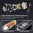 Black Wired Earbuds with Mic in-Ear Earphones Build-in Microphone HiFi Stereo Headphones Compatible for iPhone iPad Android Mp3 and Most of 3.5mm ...