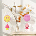 A1diee 2Pcs Preppy Tassel Car Air Freshener Yellow Pink Smile Car Hanging Slices with Tassel Boho Y2K Car Rearview Mirror Charm Scented Pendant Es...