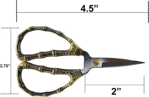 JubileeYarn Bamboo Stalk Embroidery Craft Scissors - Medium - 1 Pair...