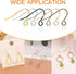 900pcs French Earring Hooks for Jewelry Making, Hypoallergenic Ear Wires Fish Hook Earring Findings Hypoallergenic Earring Hooks for Jewelry Makin...