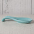 Now Designs Curved Stoneware Spoon Rest Eggshell Blue, 3.5x7.75 in...