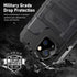 Beasyjoy for iPhone 13 Case Waterproof, Metal Phone Case with Built-in Screen Protector, Heavy Duty Full Body Protective Military Grade Shockproof...