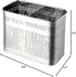 Stainless Steel Cutlery Utensil Holder (Medium Square) Chopsticks Holder for Dishwasher...