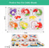 Wooden Peg Puzzles for Toddlers 1-3, Kids' Educational Preschool Peg Puzzle Toy, Set of 3 Toddler Puzzles - Traffic, Dinosaur, and Fruit, Ideal Gi...
