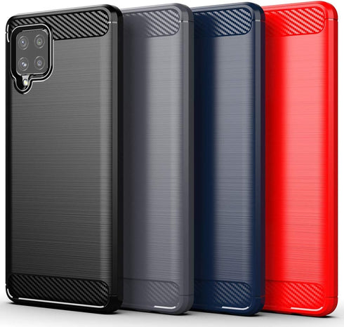 Osophter for Galaxy A42 5G Case Samsung M42 5G Case Shock-Absorption Flexible TPU Rubber Protective Cell Phone Cover for Samsung Galaxy A42 5G(Red...