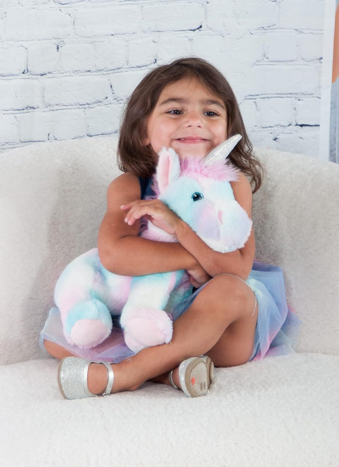 The Petting Zoo, Unicorn Stuffed Animal, Gifts for Girls, Cotton Candy Unicorn Plush Toy 12 inch...