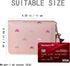 StillvollMao Coin Purse, PU Leather Change Purse Small Wallet for Women Credit Card ID Card Holder with Heart Embroidered patterns and Cute Pendan...