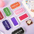Fabric Ink Pads for Rubber Stamps, Washable Craft Ink Pads for Card Making Scrapbook, Permanent Ink Pad for Wood, Paper, 3.7 x 2.1" (Orange, 212)...