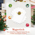 MORCART 30Pcs Christmas Strong Refrigerator Magnet Fridge Magnetic Sticker, Home Office Locker Fridge Christmas Decorative Magnets Gift for Family...