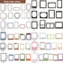 135 Pieces DIY PET Decorative Stickers 4 Set Assorted Frame Scrapbooking Stickers 2 Set Frame Scrapbooking Paper DIY Craft Bullet Diaries Scrapboo...