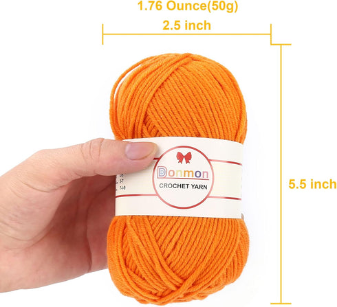 Yarn for Crocheting Knitting Yarn 12 Skein Multicolor......