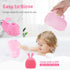 Baby Bath Rinse Cup, Silicone Baby Shampoo Rinser (pink)...