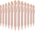 12 Pieces Ballpoint Pen with Stylus Tip, 1.0 mm Black Ink Metal Pen Stylus Pen for Touch Screens, 2 in 1 Stylus Ballpoint Pen (Rose Gold)...