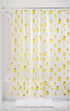 iDesign PEVA Plastic Ducks Shower Curtain, PVC-Free Waterproof Liner for Kids', Guest, College Dorm, Master Bathroom, Polyethylene_vinyl_acetate, ...