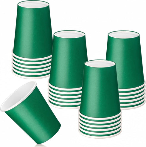 25 Pack 8 oz Disposable Paper Cups, Paper Hot Cups, Hot Coffee Cups, Beverage Cups, Suitable for Offices, Home Kitchens, Coffee Shops etc?green?...