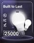 Sunco Lighting - 10 Pack 3W=40W A19 LED Light Bulbs CRI91 2700K White, 250 Lumens, E26 Medium Base, Indoor/Outdoor, Super Bright, Instant On, Fros...