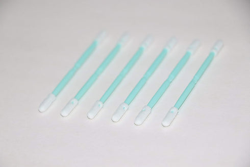 100pcs Multi-Purpose 3'' Double Ended Cleanroom Lint Free Cleaning Swabs with Small Circular Foam Tips Cleaning for Tiny Tight Space of Precision ...
