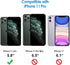 JETech Privacy Screen Protector for iPhone 11 Pro 5.8-Inch with Camera Lens Protector, Anti Spy Tempered Glass Film, 2-Pack Each......