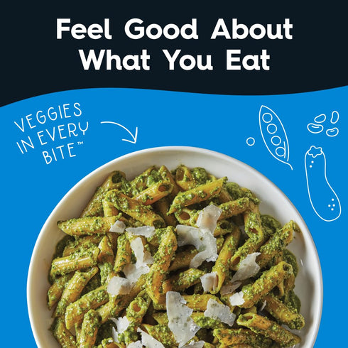 Veggiecraft Farms Penne Pasta - Low Carb Pasta, Protein Pasta, Lentil Noodles with Peas & Zucchini, Plant Based, Keto-Friendly, Gluten Free, Vegan...