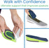 Gel Heel Cups for Heel Pain Relief (Pair) - Shock Absorbing Shoe Inserts Soles for Women, Men - Heavy Duty Arch Support Pads for Flat Feet & Plant...