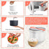 Microwave Rice Cooker, 2L Rice Cooker for Microwave 2 Layer Microwave Vegetable Steamer with Strainer Non-Stick Microwave Pasta Cooker Dishwasher ...