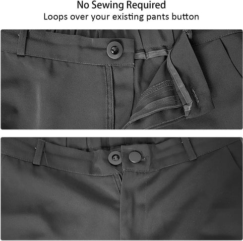 12 Pcs Button Extenders for Jeans, Waist Extender for Jeans, Button Extender, Pants Button Extenders for Men, Button Extender for Pants, Jeans But...