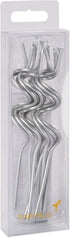 Papyrus Birthday Candles, Silver Swirl (12-Count)...