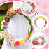 WILLBOND 100 Pieces Faux Flower Heads for Crafts Artificial Silk Plum Blossom Heads for Home Room Wedding Party Marriage Car Shoes Hats, 1.8 Inch ...