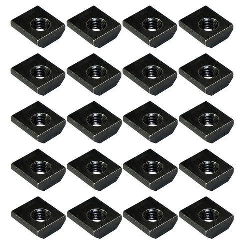 20 Packs 5/16-18 Steel Standard Slide in T-Nut, 15 Series T Slot Accessories, Hardware Nuts for 4040 Aluminum Extrusion...