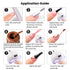 RARJSM Gel Paint for Nail Art Nude Liner Gel Nail Polish Set 12 Colors 5ml Pink Brown Line Art Gel Polish Build in Thin Sharp Brush for Swirl Nail...
