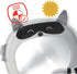 Diono Easy View Racoon Character Baby Car Mirror, Safety Car Seat Mirror for Rear Facing Infant, Fully Adjustable, Wide Crystal Clear View, Shatte...