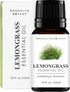 Brooklyn Botany Lemongrass Essential Oil - 100% Pure and Natural - Premium Grade Essential Oil - for Aromatherapy and Diffuser - 0.33 Fl Oz...