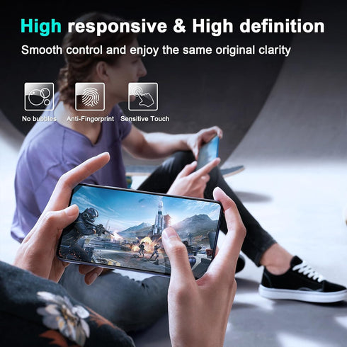 3 Pack Screen Protector for iPhone 15 Pro Max & 3 Pack Camera Lens Protector, 9H Hardness HD Clear Tempered Glass Screen Protector for iPhone 15 P...