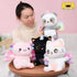AIXINI Cute Pandacorn Plush Stuffed Unicorn Panda Bear Animal Plushie 10" Soft Toy with Rainbow Wings for Girls...