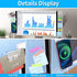 Monitor Memo Board, 2PCS Multifunction Sticky Note Holder for Computer Screen, Acrylic Computer Monitor Memo Board (Left & Right), Computer Sticky...