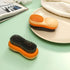 Laundry Stain Brush 2 Pack Two-side Soft Bristle Scrub Brush for Stain Removal Silicone Household Clothes Washing Brush Dual-use Scrubbing Brush f...