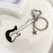 Meefisher Aesthetic Punk Music Guitar Keychain, Cute Star Key Chain Key Rings For Women Music Lovers, Kawaii Gifts...