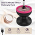 Reiyu Makeup Brush Cleaner Machine, Efficient Electric Makeup Brush Cleaner, Automatic Spinning Make Up Brush Cleaner Fit for All Size Cosmetic Br...