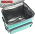 FlowFly Insulated Reusable Lunch Bag Adult Large Lunch Box for Women and Men with Adjustable Shoulder Strap,Front Zipper Pocket and Dual Large Mes...