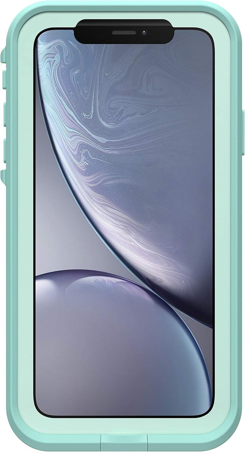 LifeProof iPhone XR FR? Series Case - TIKI (FAIR AQUA/BLUE TINT/LIME), waterproof IP68, built-in screen protector, port cover protection, snaps to...