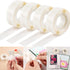 1200PCS Point Dots Balloon Glue Removable Adhesive Point Tape, 4Rolls Double Sided Dots Stickers for Craft Wedding Decoration,Ultra Thin Adhesive ...