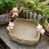 Set of 3 Garden Pig Statues Terrarium Flower Pot Hanger and Vase Hugger Miniature Pig Figurines Fairy Garden Ornaments Cute Animal Planter Hanging...