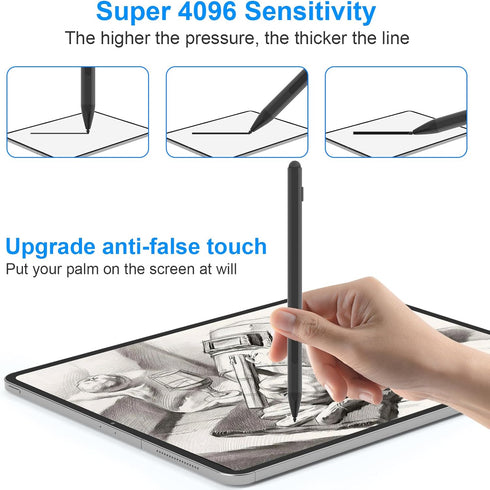Surface Pro 7/8/9/6/10/11/Go Pen Stylus for Microsoft – Surface Pen Compatible with Surface Pro/Book/Laptop/Go/Studio, with Palm Rejection and Rec...