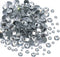 Dowarm 2400 Pieces Mixed Size Crystal Clear Hotfix Rhinestones, Hot Fix Crystals for Crafts Clothing, Flatback Glass Gems for Dance Costumes SS6 S...
