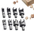 8-Pack Wood Hole Plug Cutter Set, High Carbon Steel Cutting Tools Cork Dowel Shank Drill Bit Knife, Fit for Woodworking Hole Saw Cutting 6MM 10MM ...